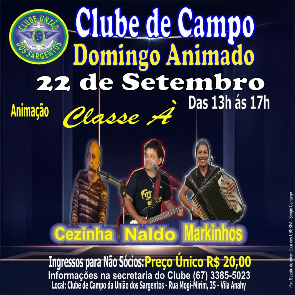 Domingo Animado no Clube de Campo 22/09/2024